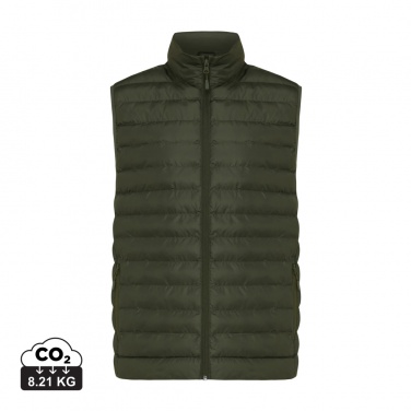 Logotrade Werbegeschenke das Foto: Iqoniq Meru Herren Bodywarmer aus recyceltem Polyester