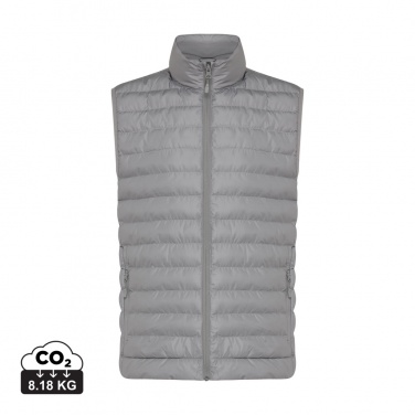 Logotrade Firmengeschenke das Foto: Iqoniq Meru Herren Bodywarmer aus recyceltem Polyester