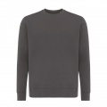 Iqoniq Etosha Lightweight Sweater aus recycelter Baumwolle, Anthrazit