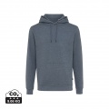 Iqoniq Torres ungefärbter Hoodie aus recycelter Baumwolle, Marineblau meliert