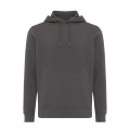 Iqoniq Rila Lightweight Hoodie aus recycelter Baumwolle, Anthrazit