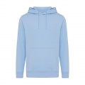 Iqoniq Rila Lightweight Hoodie aus recycelter Baumwolle, Himmelblau