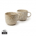 VINGA Nuvem Becher, 2er Set, Beige