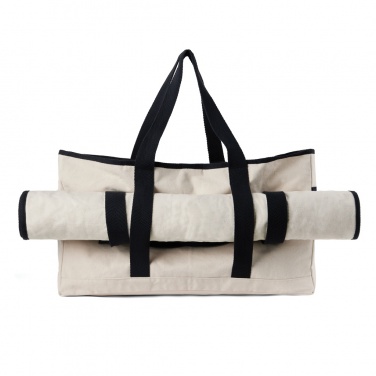 Logotrade Werbegeschenke das Foto: VINGA Volonne AWARE™ Strandtasche aus recyceltem Canvas