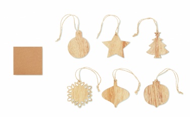 Logotrade Werbegeschenke das Foto: Weihnachtsschmuck Holz