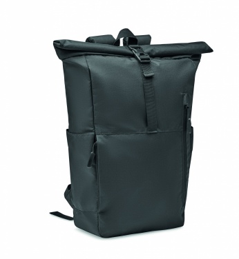 Logotrade Werbeartikel das Foto: Rolltop-Rucksack 300D RPET