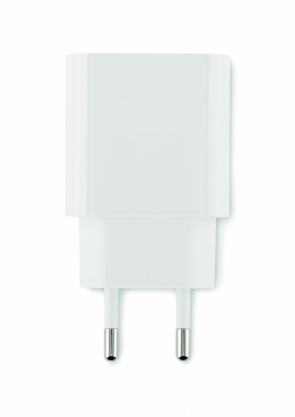 Logotrade Werbeartikel das Foto: 2-Port USB-Ladegerät