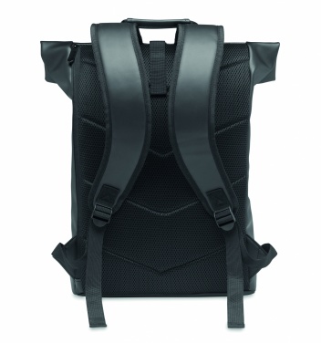 Logotrade Werbegeschenke das Foto: 15" Rolltop-Rucksack PU