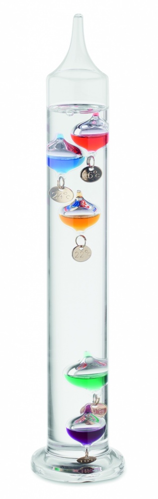 Logotrade werbemittel das Foto: Galileo Thermometer Glas 28cm