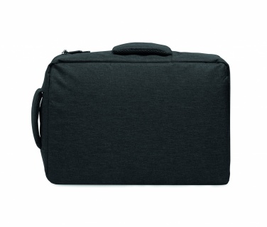 Logotrade werbemittel das Foto: Ein sicherer 15-Zoll-Laptop-Rucksack aus 300D RPET mit einer 210D RPET-Fütterung und individuell anpassbarem Druck