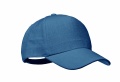 Hanf Baseball Kappe 5 Panele, Blau