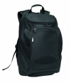 Sportrucksack 600D RPET, Schwarz