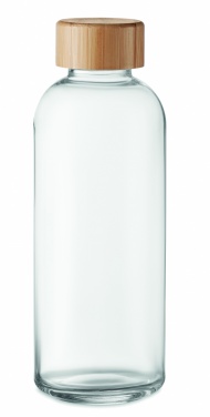 Logotrade Geschäftsgeschenke das Foto: Trinkflasche Glas 650ml