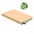 DIN A5 Notizbuch, liniert, Beige