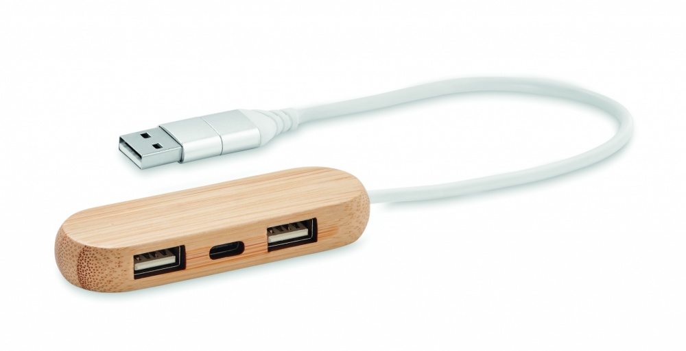 Logotrade Werbeartikel das Foto: 3 Port 2.0 USB Hub