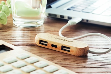 Logotrade Werbeartikel das Foto: 3 Port 2.0 USB Hub