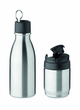 Logotrade Werbegeschenke das Foto: 2in1 Isolierflasche 500ml