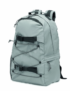 Logotrade Werbeartikel das Foto: Reflektierender Rucksack 190T