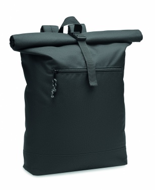 Logotrade Werbegeschenke das Foto: Rolltop-Rucksack 600D RPET