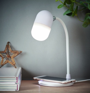 Logotrade Firmengeschenke das Foto: LED Lampe mit Ladestation