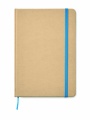 DIN A5 Notizbuch recycelt, Blau