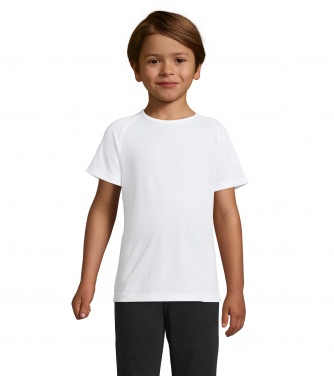 Logotrade Firmengeschenke das Foto: SPORTY KINDERT-SHIRT 140g