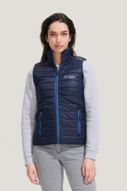 Logotrade Logogeschenke das Foto: WAVE DAMEN BODYWARMER 180g