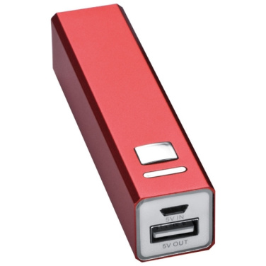 Logotrade Werbegeschenke das Foto: Metall-Powerbank PORT HOPE 2200mAh