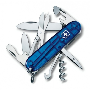 Logotrade Logogeschenke das Foto: Taschenmesser Climber transparent Victorinox