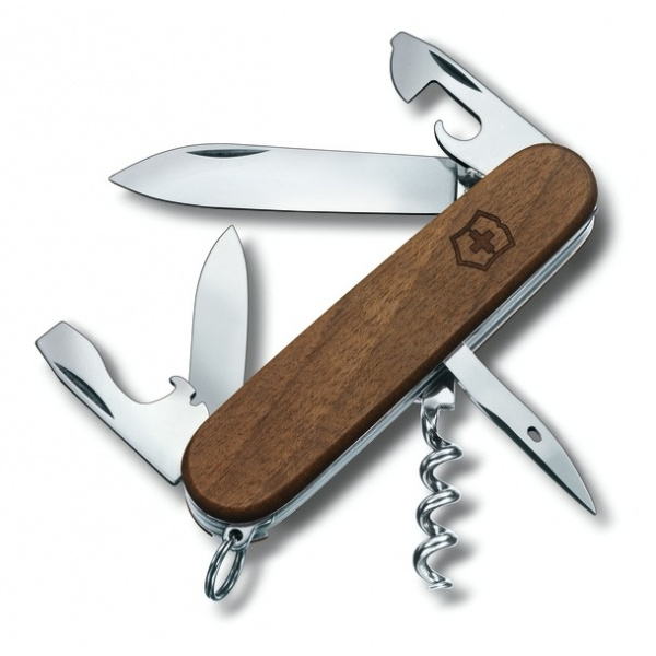 Logotrade Logogeschenke das Foto: Taschenmesser Spartan Wood Victorinox