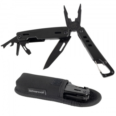 Logotrade werbemittel das Foto: Multitool NOBLE Schwarzwolf