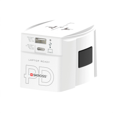 Logotrade Firmengeschenke das Foto: SKROSS World Travel Adapter MUV 65W PD mit USB-C-Kabel