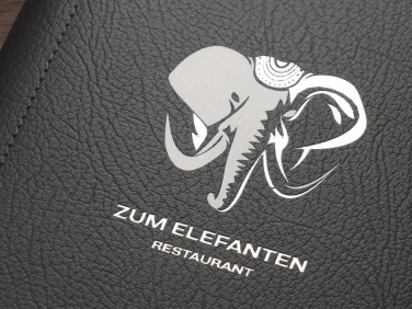 Logotrade Geschäftsgeschenke das Foto: Menükarte Fine Dining Pro 1900318