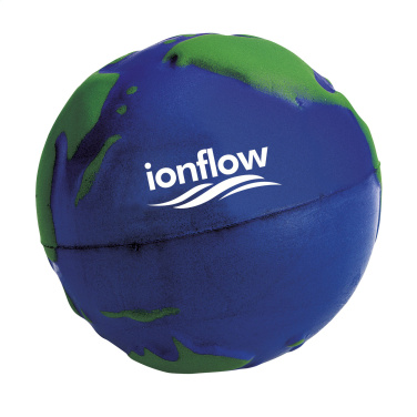 Logotrade Logogeschenke das Foto: StressGlobe Ø 6,5cm Stressball