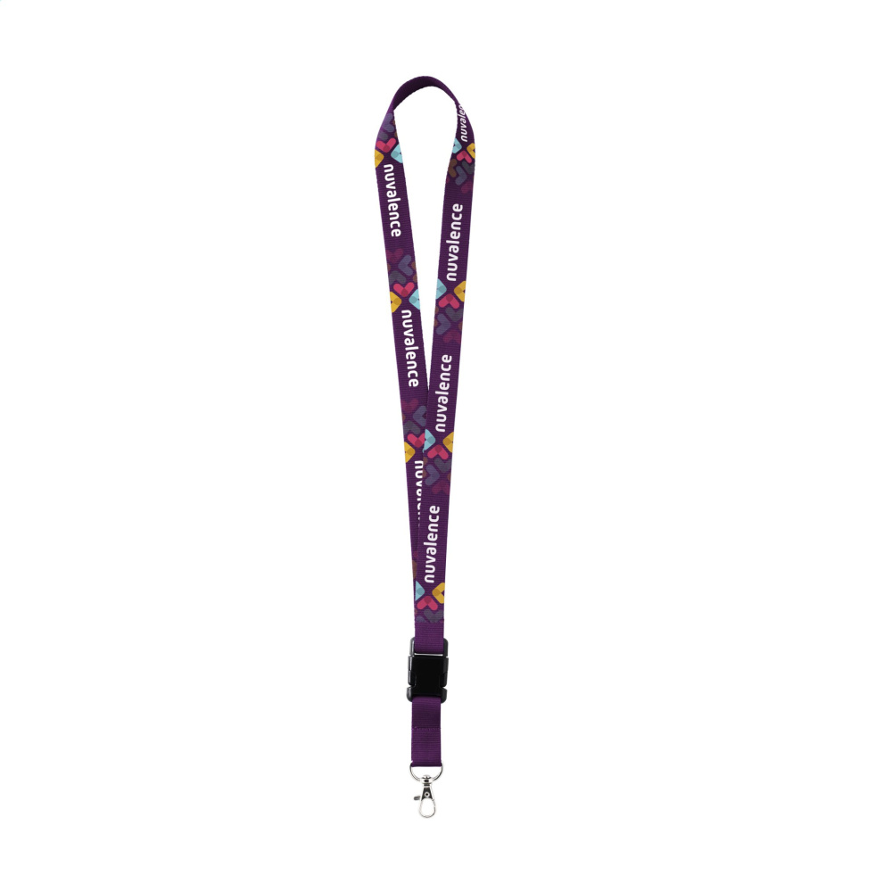 Logotrade Firmengeschenke das Foto: Lanyard Sublimation Buckle Schlüsselband 20 mm