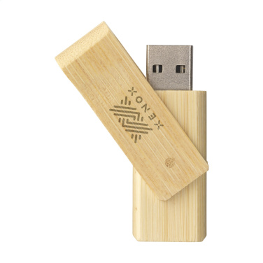 Logotrade Werbeartikel das Foto: USB Waya Bamboo 64 GB