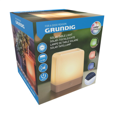 Logotrade Werbeartikel das Foto: Grundig Lumo Solar Tischleuchte