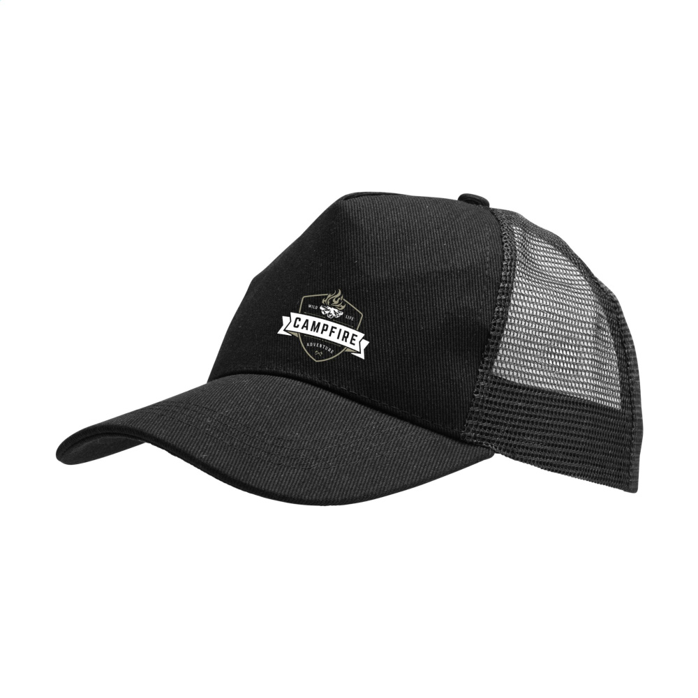 Logotrade Logogeschenke das Foto: Trucker-Cap aus recycelter Baumwolle