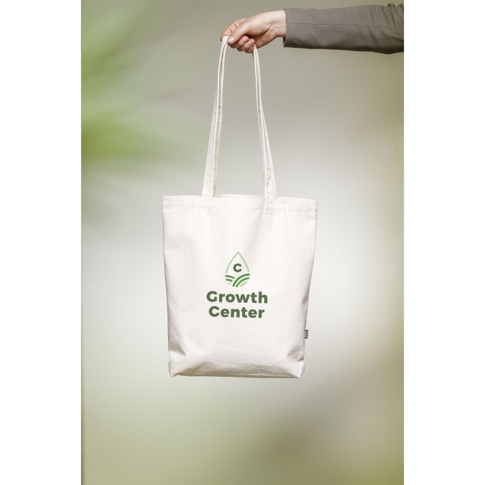 Logotrade werbemittel das Foto: GRS Recycling Canvas Tasche Natur (260 g/m²)