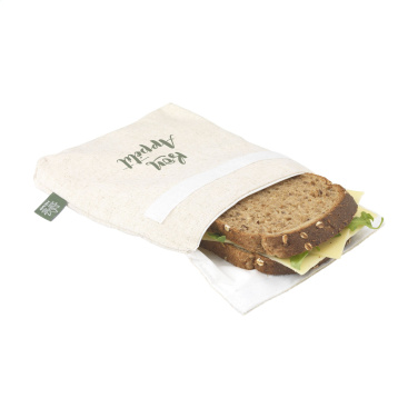 Logotrade Werbeartikel das Foto: Hanf FoodPouch Beutel für Brot