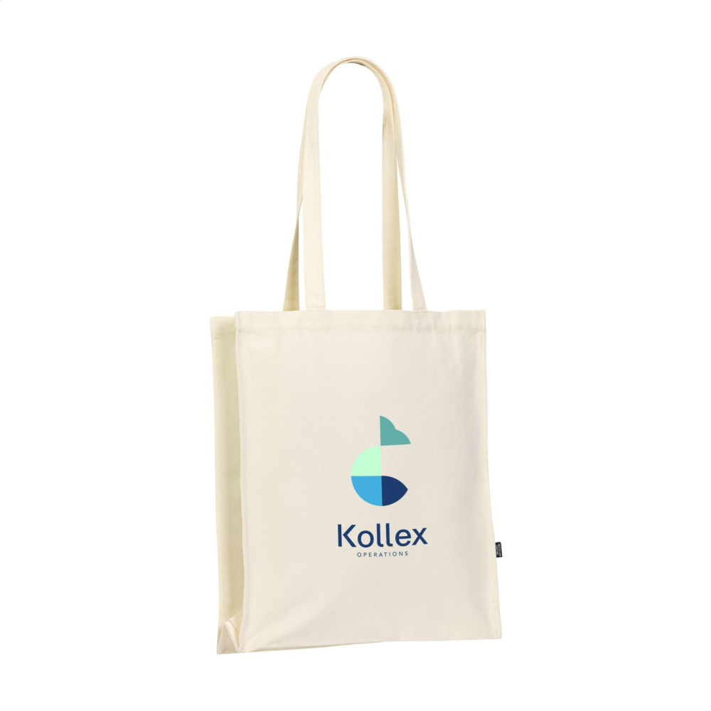 Logotrade Werbeartikel das Foto: Solide Tasche aus GRS Recycling-Canvas (340 g/m²)