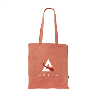 Logotrade Firmengeschenke das Foto: Melange Shopper GRS Recycling-Canvas (280 g/m²) Tasche