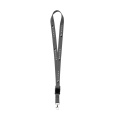 KeyCord 2 cm Schlüsselband, grau