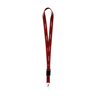 Logotrade Firmengeschenke das Foto: Lanyard Sublimation Buckle RPET 2 cm Schlüsselband