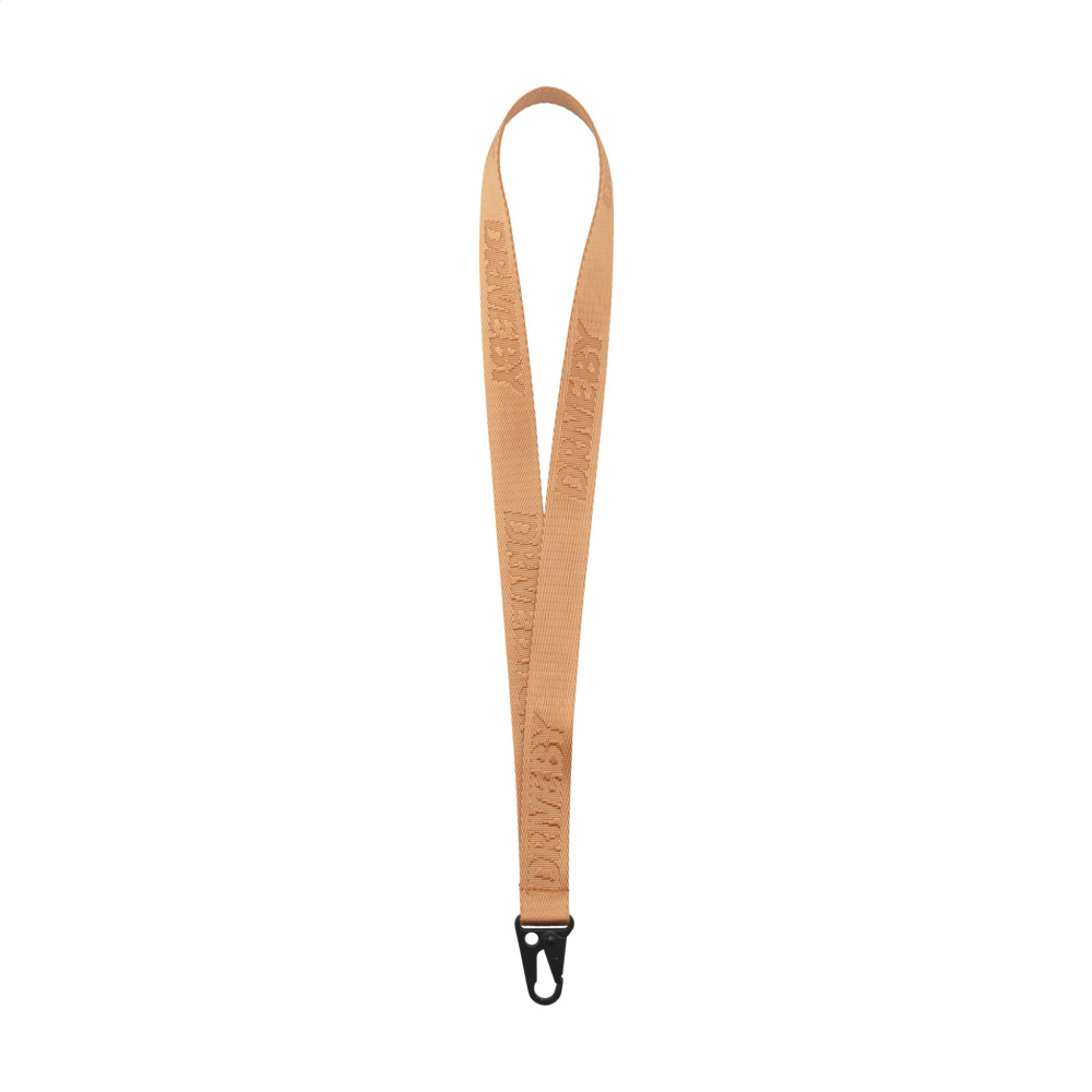 Logotrade Werbeartikel das Foto: Lanyard Deep Woven 25 mm Schlüsselband