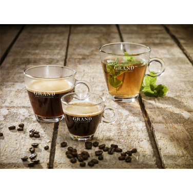 Logotrade werbemittel das Foto: Lugano Kaffeeglas 230 ml