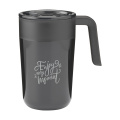 Fika RCS Recycled Steel Cup 400 ml Thermobecher, Schwarz