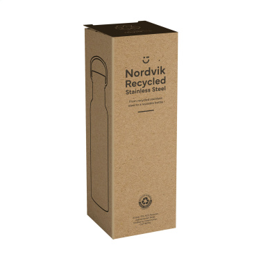 Logotrade Geschäftsgeschenke das Foto: Nordvik RCS Recycled Steel 500 ml Trinkflasche