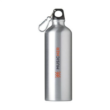 Logotrade Firmengeschenke das Foto: AluMaxi GRS Recycled 750 ml Wasserflasche