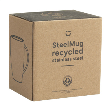 Logotrade Geschäftsgeschenke das Foto: SteelMug RCS Recyclingstahl 220 ml